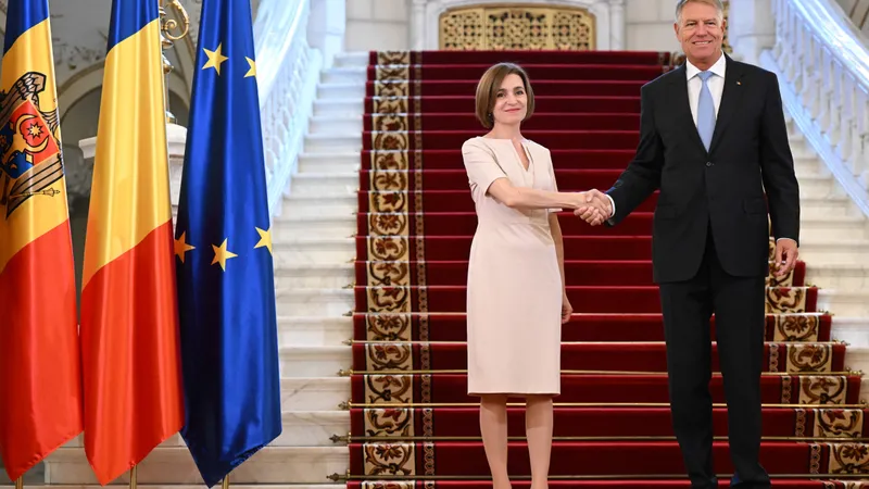 Maia Sandu vine în România într-un moment foarte complicat în care Rusia a pus „tunurile” pe Moldova - FOTO: Profimedia Images