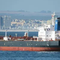 Sute de români lucrează pentru armatorul petrolierului atacat de Iran. Un deputat AUR, fost angajat/FOTO: marinetraffic.com