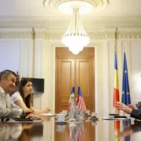 Sorin Grindeanu s-a întâlnit cu Michael Dickerson- Foto: Facebook / Sorin Gridneanu