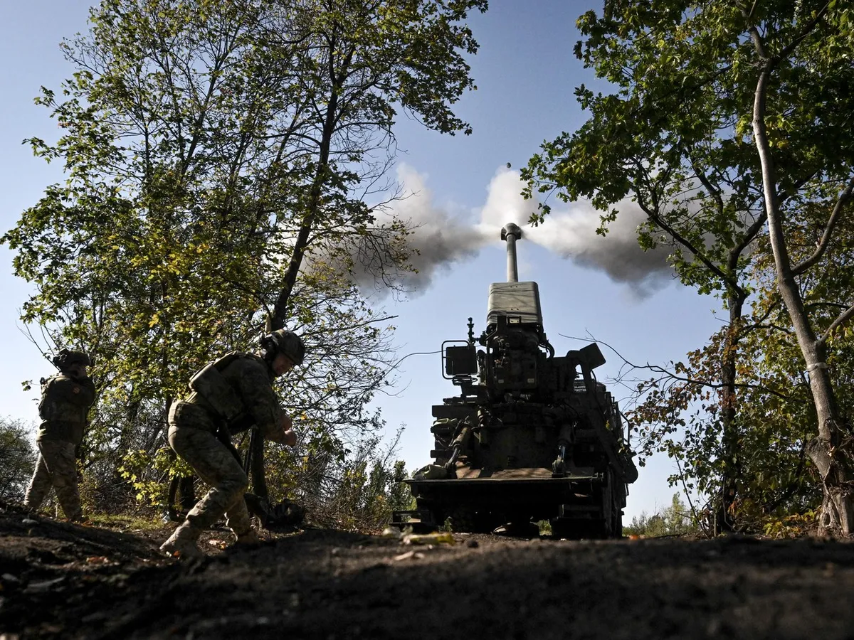 Obuzier ucrainean- Foto: Profimedia images