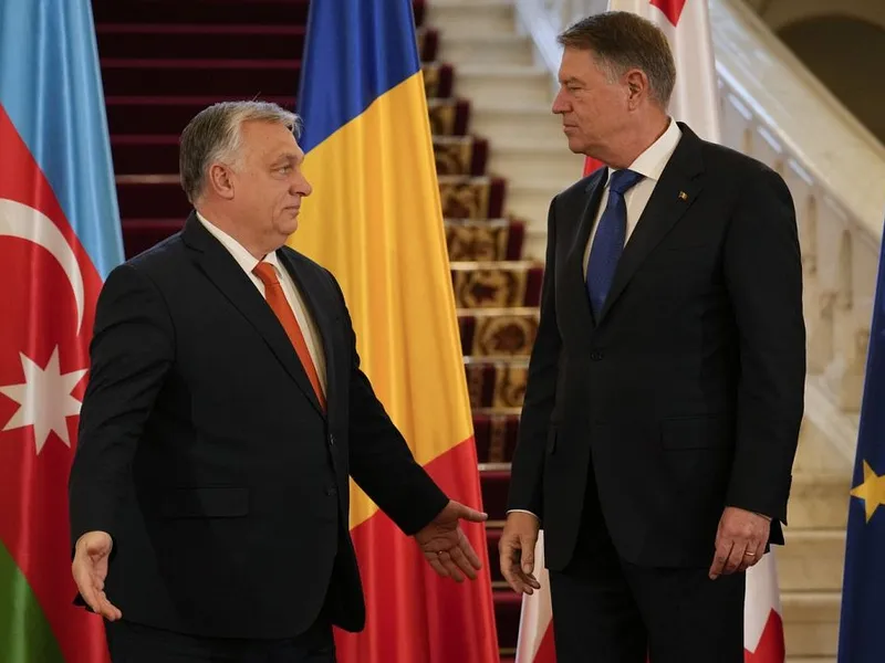 SURSE Viktor Orban va discuta la București susținerea lui Iohannis la șefia NATO - Foto: Profimedia Images