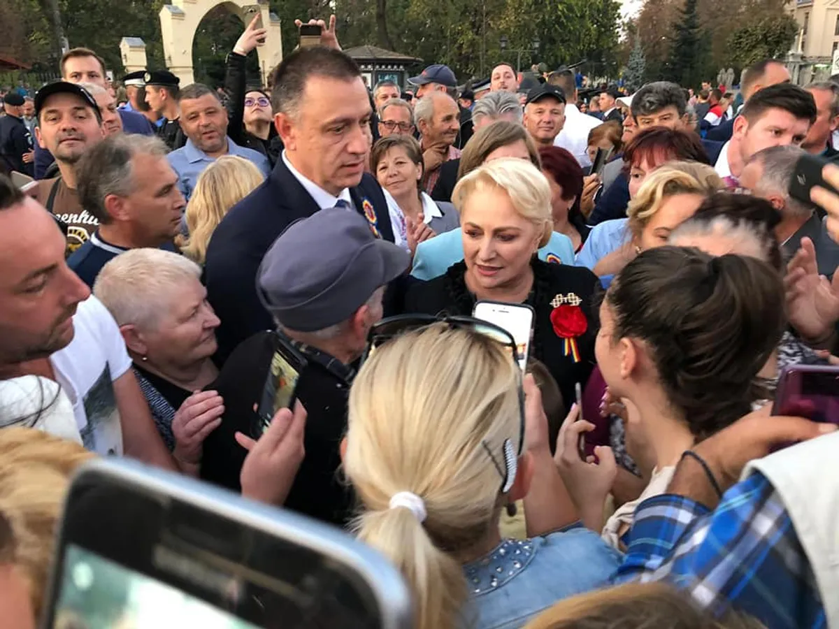 Mihai Fifor, alături de Viorica Dăncilă, când încă era la putere. Foto: Facebook Mihai Fifor