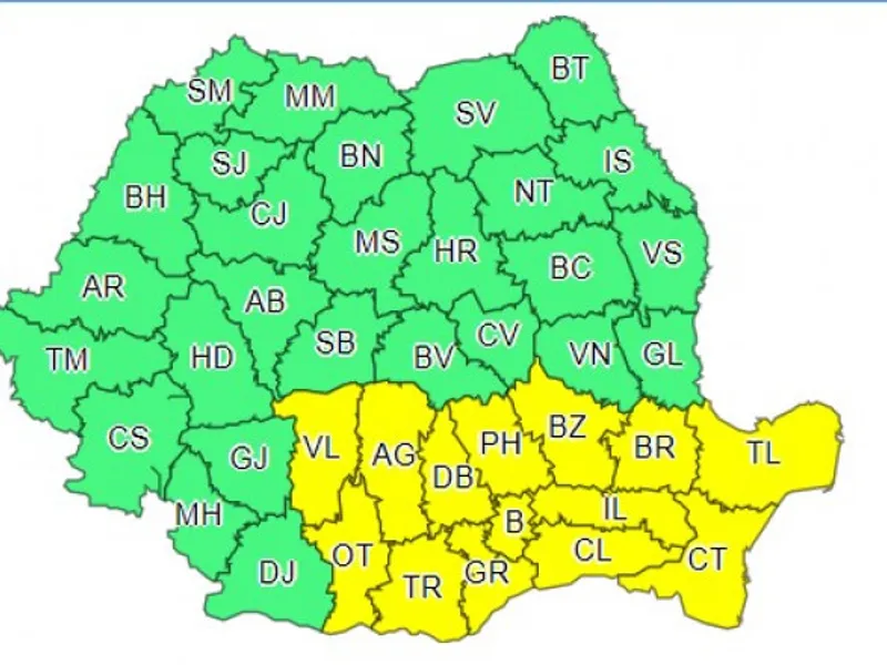 Ploi și vijelii în sudul țării / FOTO: digi24.ro