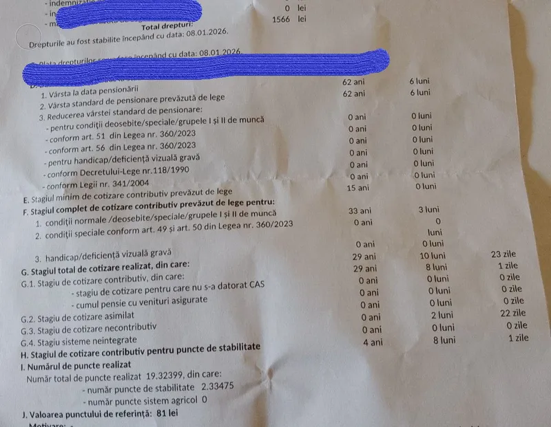 Decizie pensie - Foto: Casa de Pensii