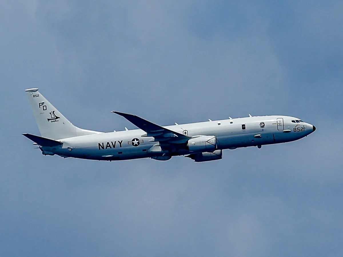Un avion de supraveghere P-8 Poseidon al Statelor Unite - Foto: Profimedia Images