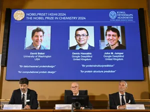 Premiul Nobel pentru Chimie, câștigat de David Baker, Demis Hassabis, John Jumper. Ce au descoperit - Foto: Profimedia Images