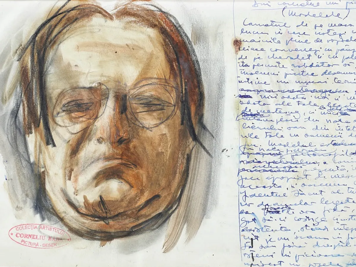 Din carnetul unui pictor (Autoportret) - Corneliu Baba