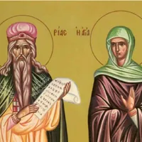 Icoana cu Sfântul Profet Zaharia şi Dreapta Elisabeta Foto: dexologia.ro