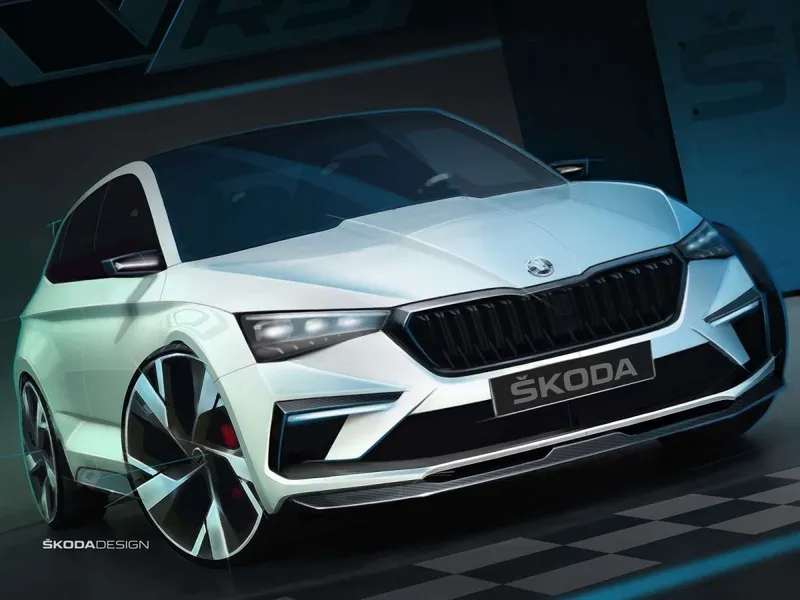 Skoda Vision RS aruncă buzduganul unei citadine sportive cu inimă hibridă.