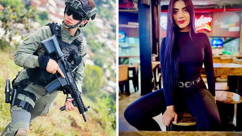 Cea mai frumoasă polițistă, în lupta în prima linie cu urmașii lui Pablo Escobar: Este o onoare - FOTO: Instagram/dianelly_17