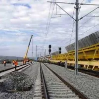 Lucrări pe calea ferată Gurasada - Simeria/FOTO: transport-business.ro
