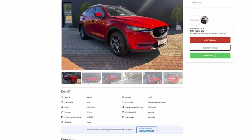Ce SUV premium cu garanție, „nemăscărit” de samsari, găsești la preț de Dacia Bigster - Foto: captură ecran