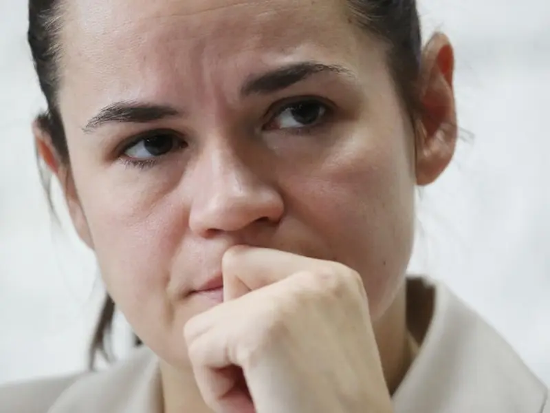 Regimul Lukaşenko cere 19 ani de pușcărie pentru opozanta Svetlana Tihanovskaia. - Foto: Profimedia Images