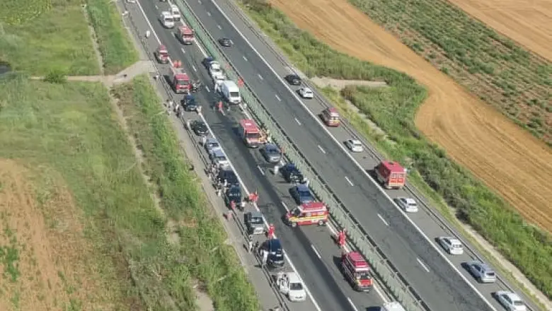 Panouri nefuncţionale pe Autostrada Soarelui, posibilă cauză a numeroaselor accidente. Foto Digi24