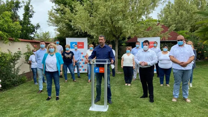 Adrian Wiener, senatorul care s-a întors la Spitalul Județean Arad în timpul pandemiei, este candidatul USR la Primăria Arad. FOTO: Facebook USR Arad