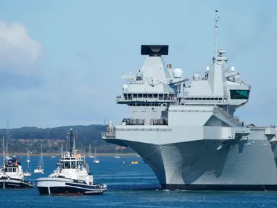 Portavionul britanic HMS Prince of Wales - Foto: Profimedia Images