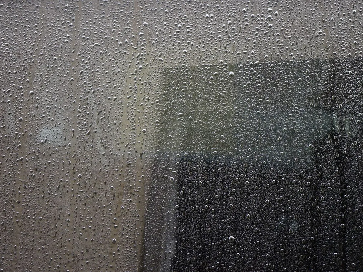 Prim-plan al unei ferestre îmbibate de ploaie și acoperite cu picături de apă - Foto: Pexels (Imagine cu rol ilustrativ)