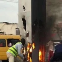 Monolitul care a apărut în Congo/FOTO: Twitter