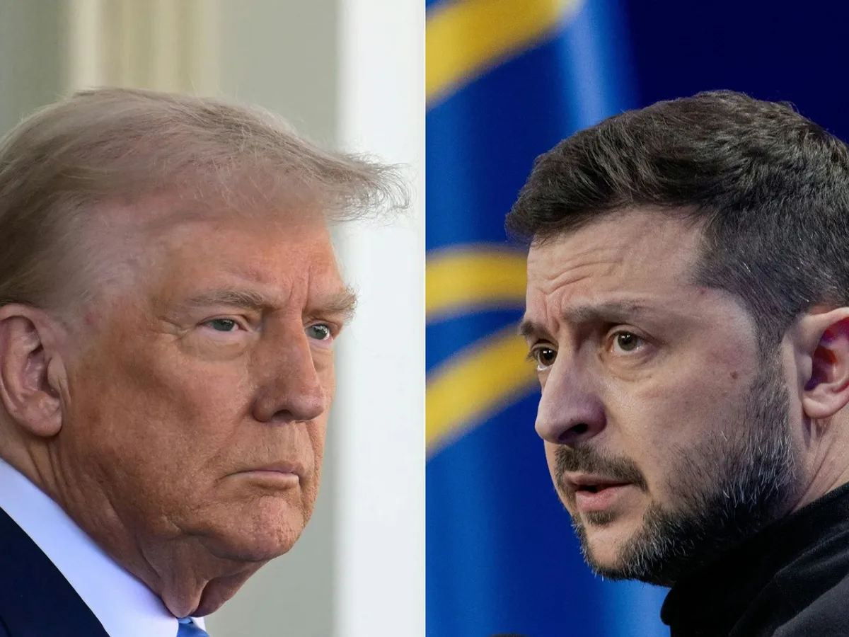 Întâlnire crucială pentru pacea din Ucraina. Zelenski și Trump, cu mineralele ucrainene pe masă - Foto: Profimedia images
