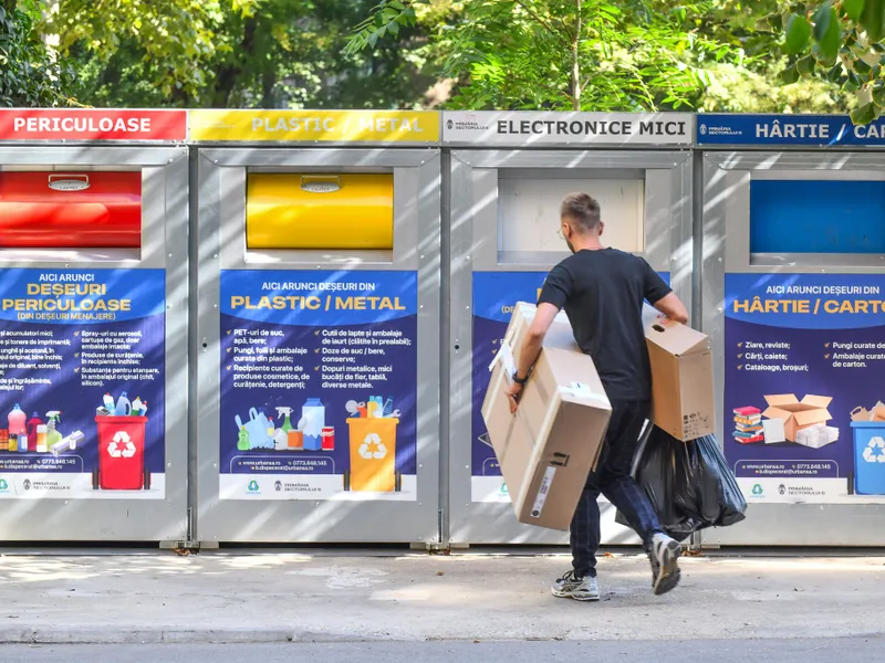 Colectare selectivă a deșeurilor - Foto: Primăria Sector 6