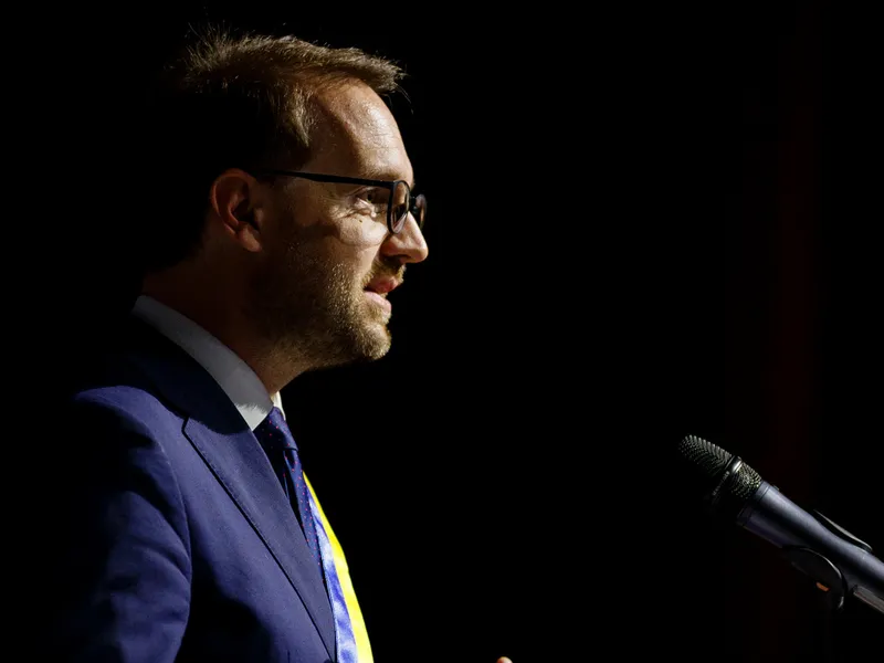 Dominic Fritz, ales președinte al USR din primul tur, cu 67% din voturile exprimate - Foto: INQUAM PHOTOS / Cornel Putan