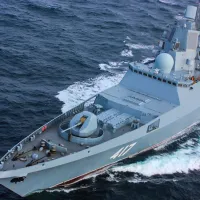 Fregata "'Amiral al Flotei Uniunii Sovietice Gorşkov" a făcut exerciţii în Marea Norvegiei - Foto: Wikipedia
