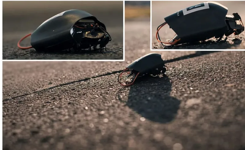 Insecte vii echipate cu stimulare neuronală, senzori și module de comunicații securizate - Foto: SWARM Biotactics