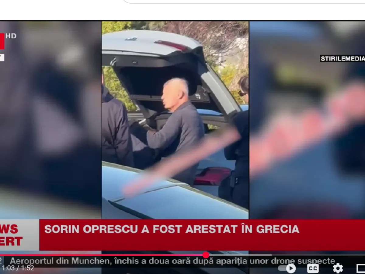 Sorin Oprescu, oprit în Grecia într-un BMW- Foto: Youtube