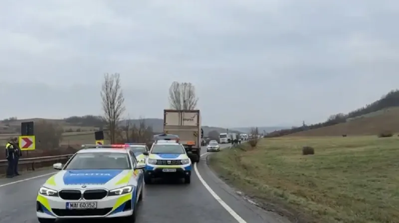 Accident grav pe un drum din județul CLuj - Foto: captură video/ Ora de Sibiu