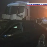 Tragedie pe autostrada A0. O persoană a murit pe loc, iar alte două victime au fost rănite Foto: captură video ProTV