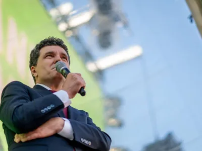 Nicuşor Dan, în turneu electoral pentru Preşedinţia României - Foto: Profimedia Images