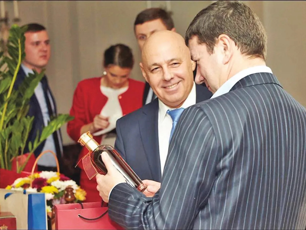 SERGHEI CARTAȘOV, directorul Comerțbank, la aniversarea a 25 de ani de funcționare a băncii.