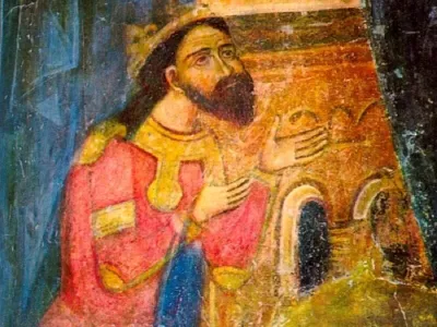 Basarab I apare pictat în Biserica Domnească din Curtea de Argeș - Foto: arhiva