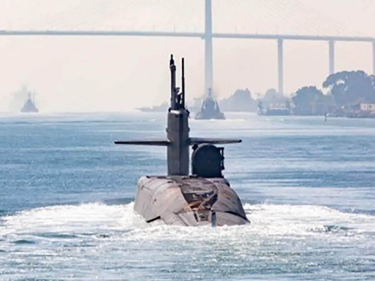 Submarin SUA cu sute de rachete Tomahawk - Foto: US Central Command