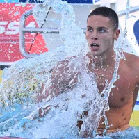 David Popovici, calificat în finala Campionatului European de înot. A scos cel mai bun timp la 100 m - Foto: Facebook/David Popovici