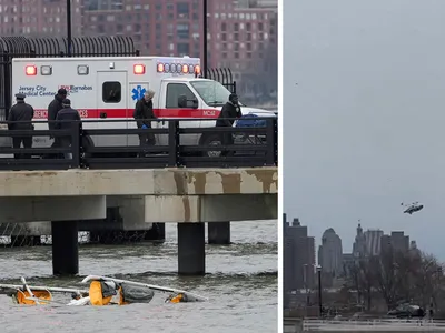 Tragedie în New York: Elicopter prăbușit în fluviul Hudson. Șase morți, dintre care trei copii - Foto: Profimedia images