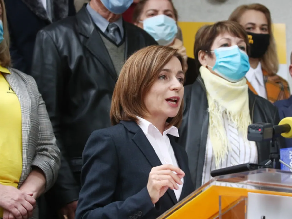 Maia Sandu / Foto: digi24.ro