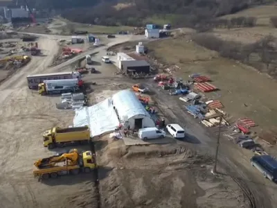 Lucrările la Autostrada Sibiu-Pitești intră într-o nouă etapă pe Secțiunea Boița-Cornetu - Foto: Facebook/Cristian Pistol