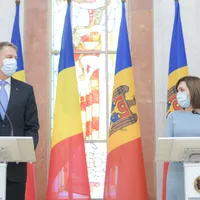 Klaus Iohannis și Maia Sandu/FOTO: Presidency