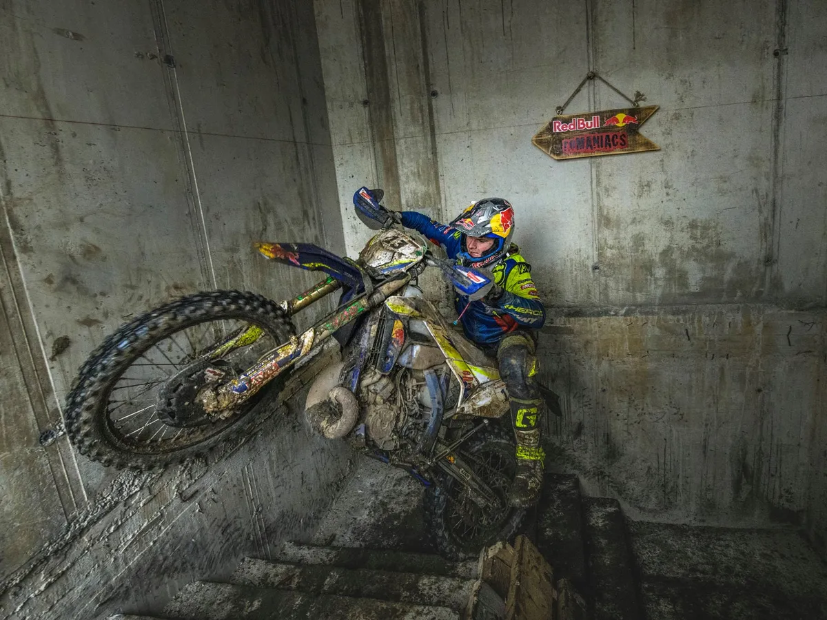 Wade Young în duel cu Alfredo Gomez / Foto: Facebook Red Bull Romaniacs