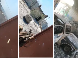 VIDEO Jocul Call of Duty în viața reală. Un militar ucrainean filmează luptele din estul Ucrainei/FOTO: Captura video/Colaj Newsweek