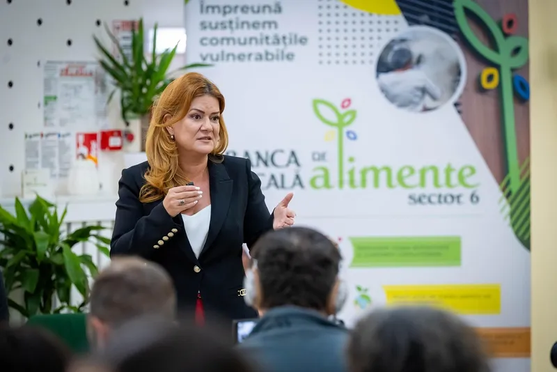 Amelia Rus, Ministerul Agriculturii - Foto:Facebook/ Banca de Alimente Sector 6