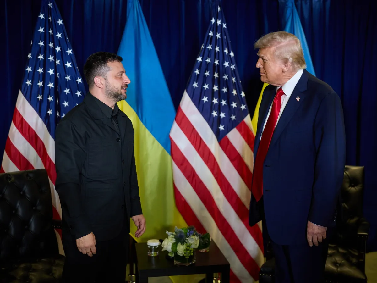 Zelenski alături de Trump - Foto: Profimedia Images