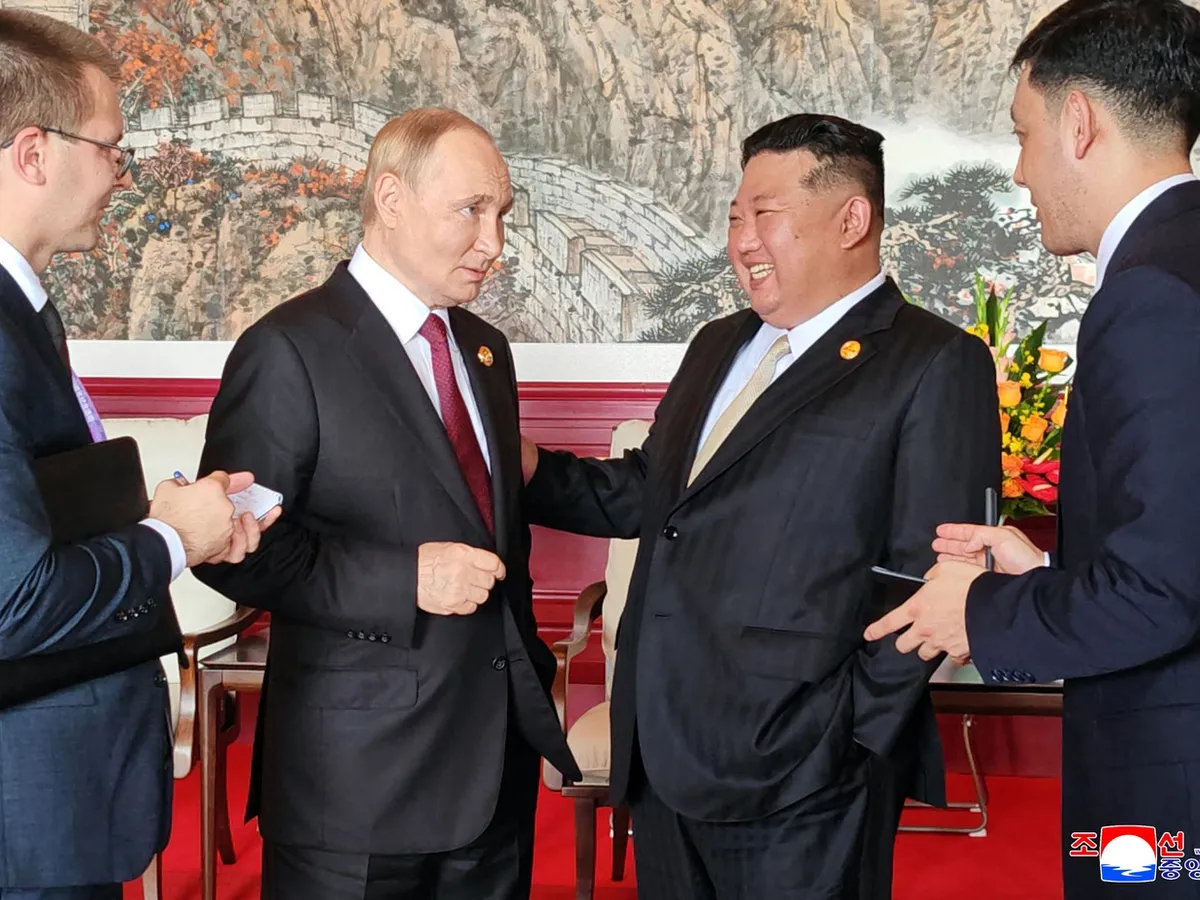 După summitul cu Putin, oamenii lui Kim Jong Un au șters amprentele liderului nord-coreean- Foto:. Profimedia Images