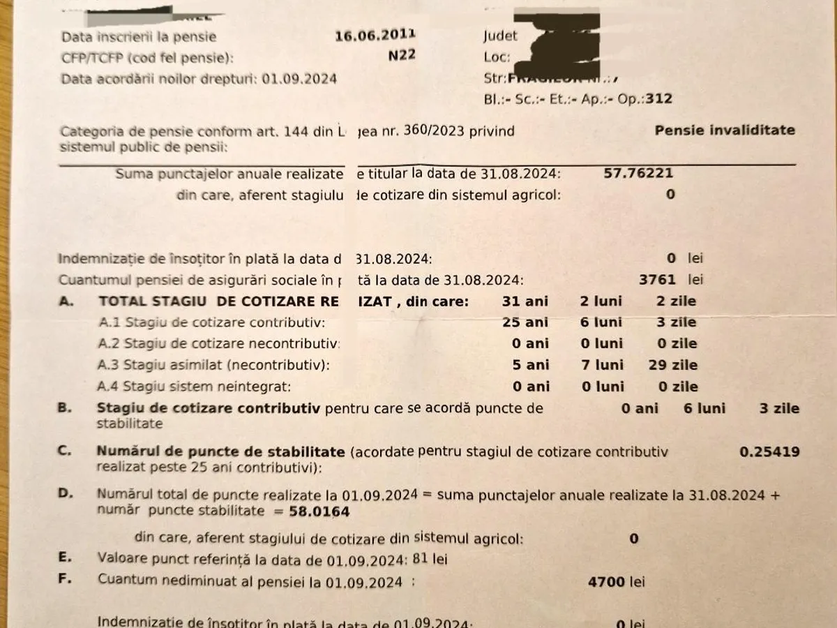 Decizie pensie limită de vârstă