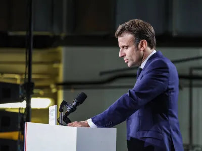 Președintele francez Emmanuel Macron/foto: Profimedia Images