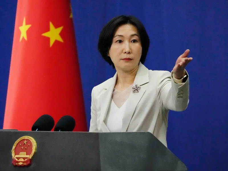 Purtătoarea de cuvânt al Ministerului chinez de Externe, Mao Ning - Foto: Profimedia Images