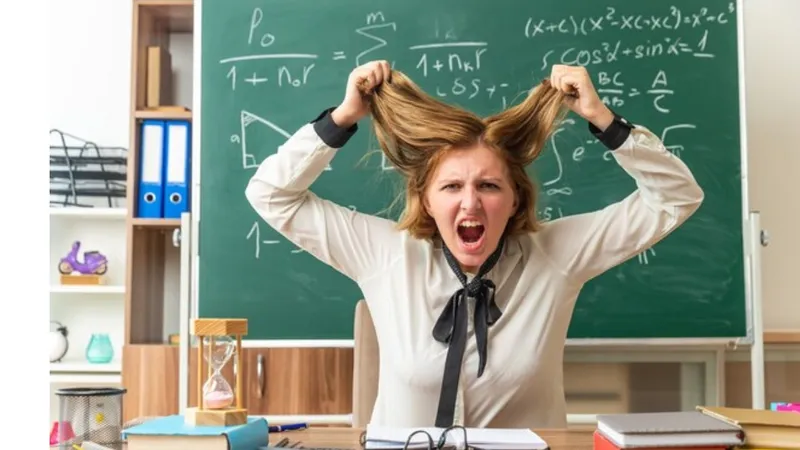 Profesoară nervoasă își varsă supărarea pe copii Foto: Freepik.com - rol ilustrativ