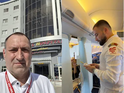 Medicii Valentin Dingă și Adrian Simion sunt singurii români acreditați pentru reaptrieri medicale Foto: arhiva personală
