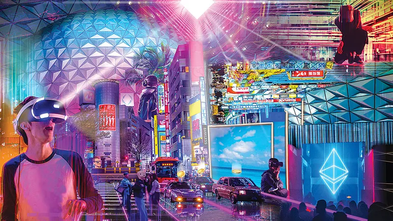 „Metaverse“-ul este o lume virtuală în care utilizatorii, prin  avatarurile lor, trăiesc, se joacă şi studiază  într-o lume distopică cu ajutorul dispozitivelor haptice și de realitate virtuală